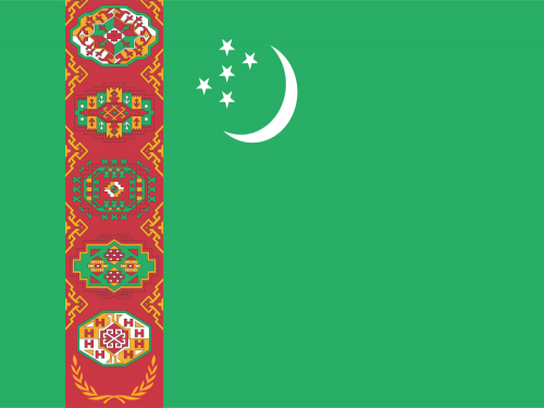 Turkmenistan Flag