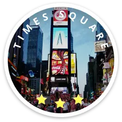 Times Square sticker